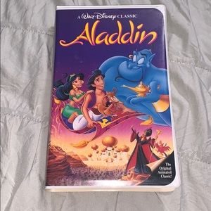 Disney Black Diamond Aladdin VHS